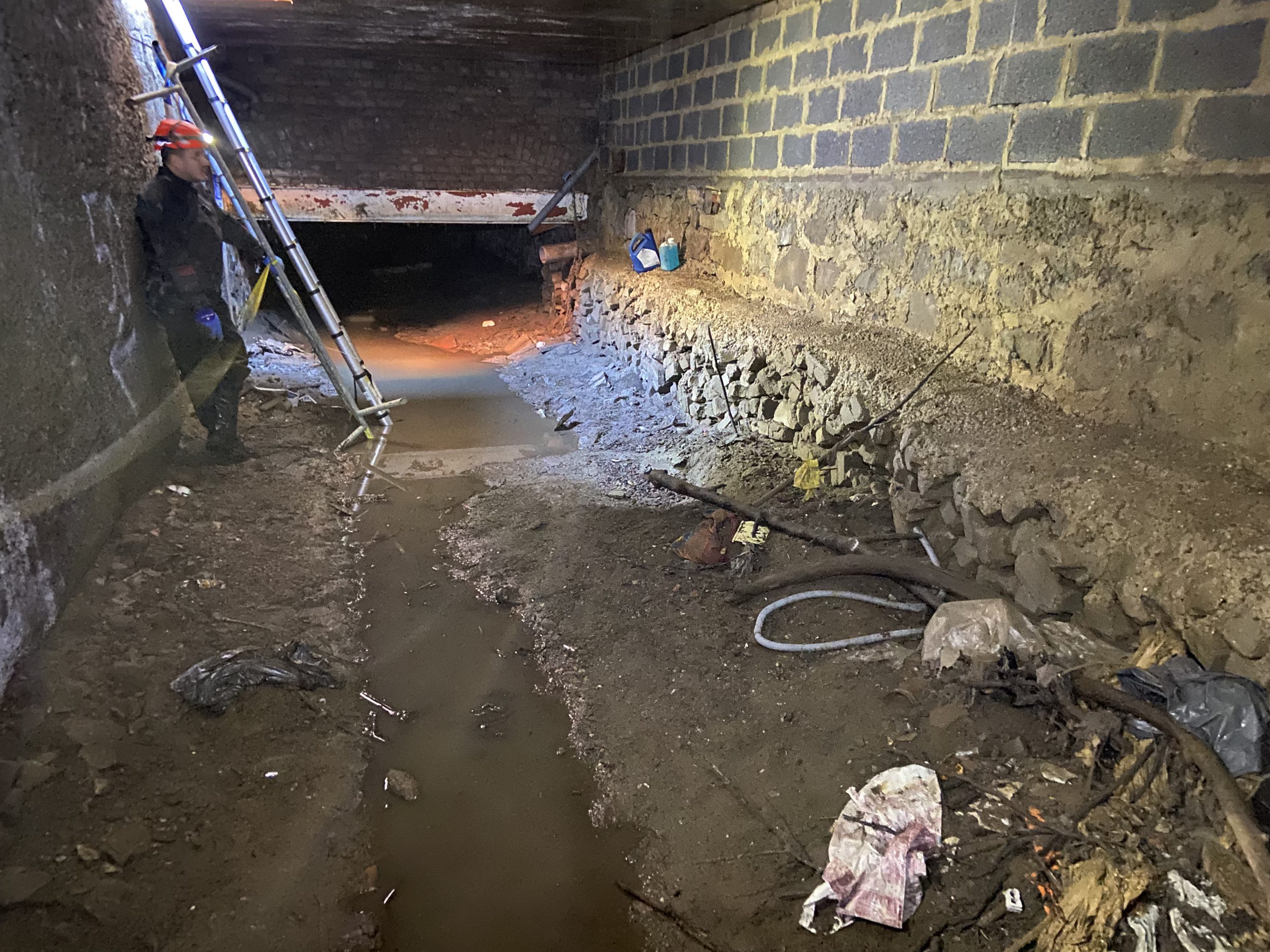 début inspection souterraine