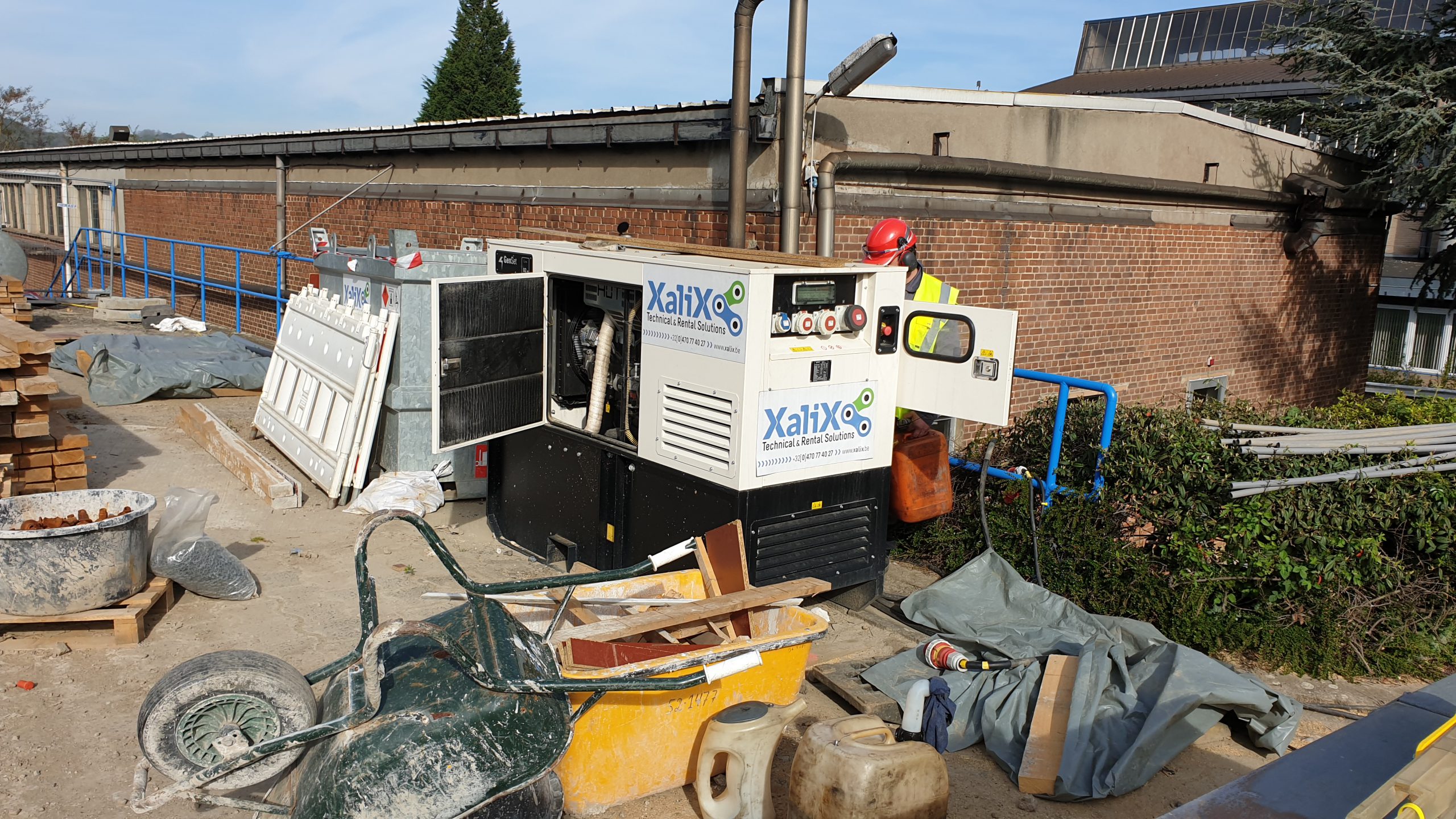 entretien d'un groupe sur site