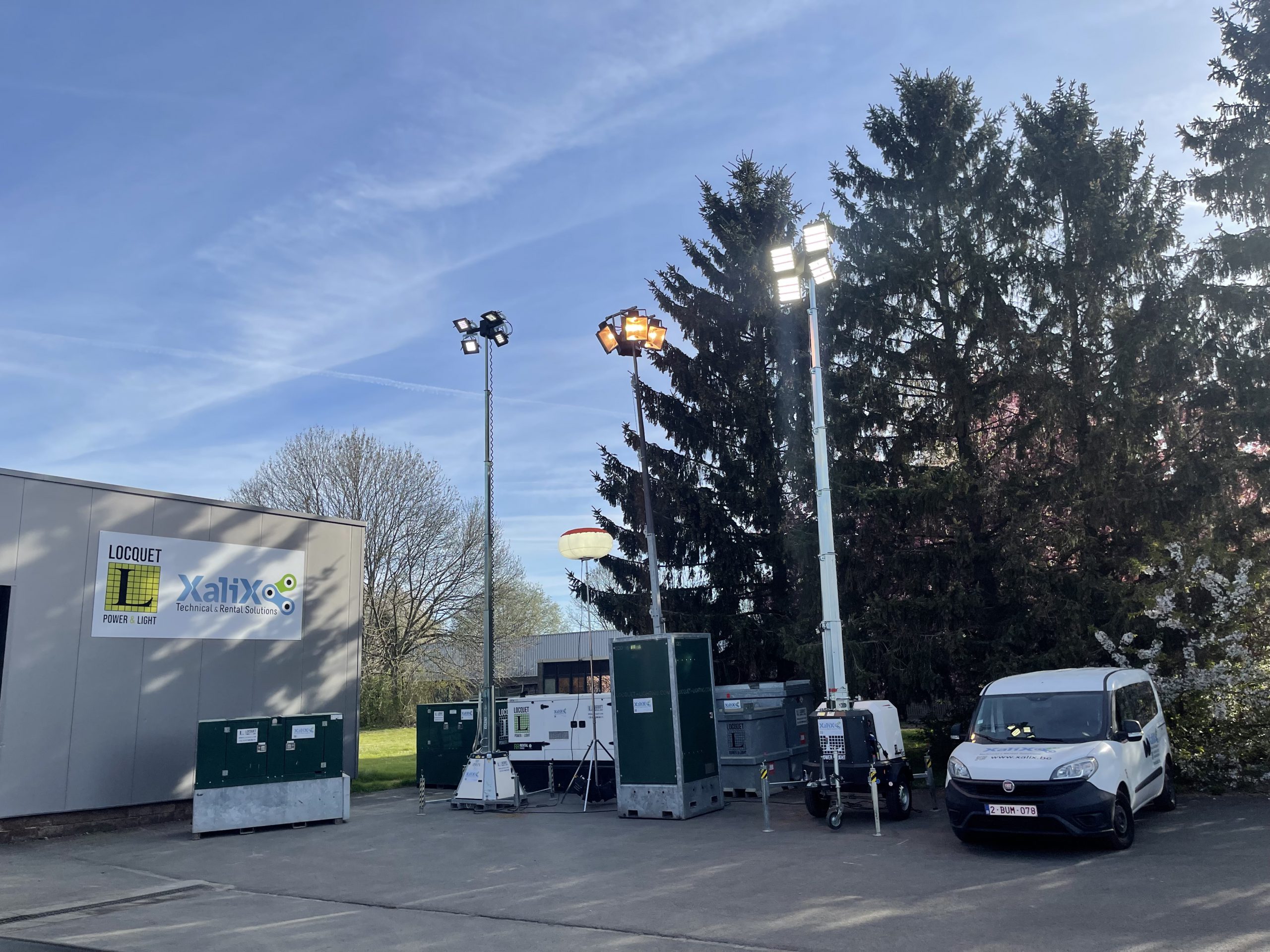 exemple de mâts en stock