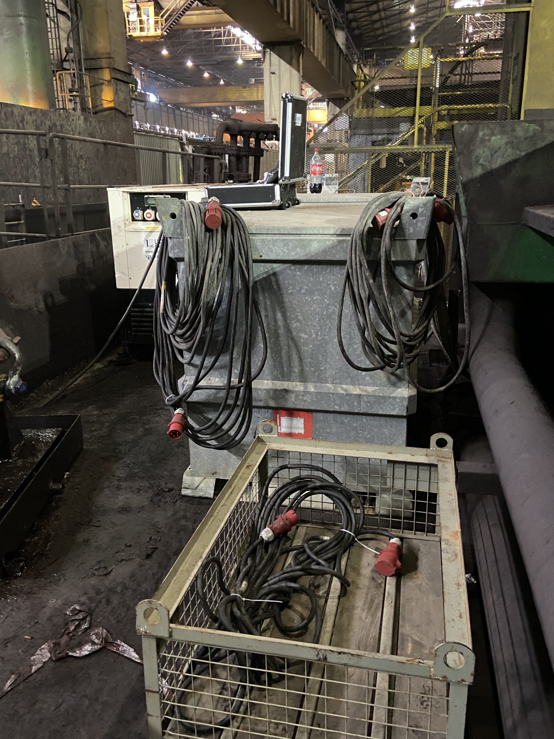 installation temporaire dans une industrie métallurgique