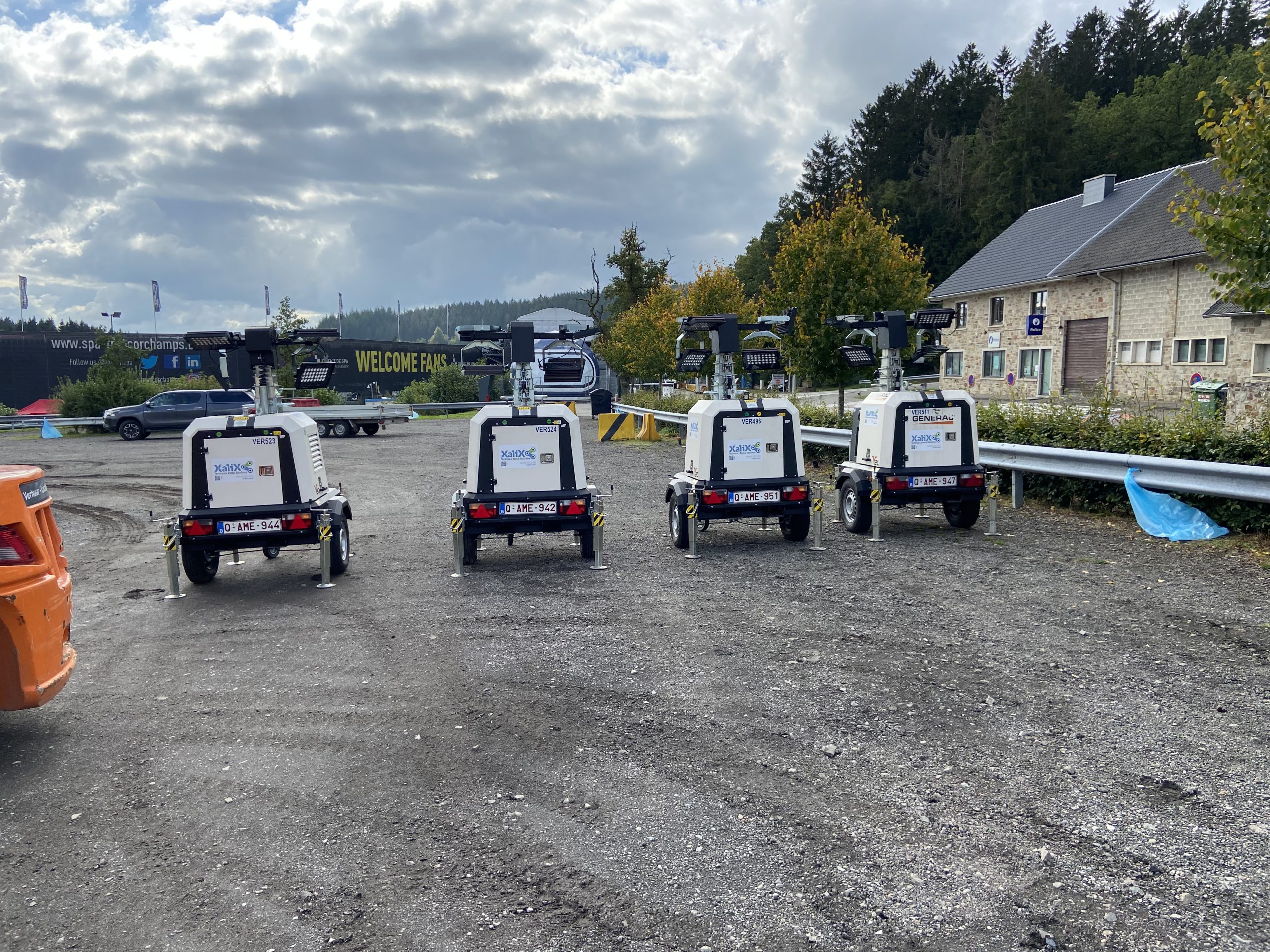 mâts mobiles autonomes, tractable