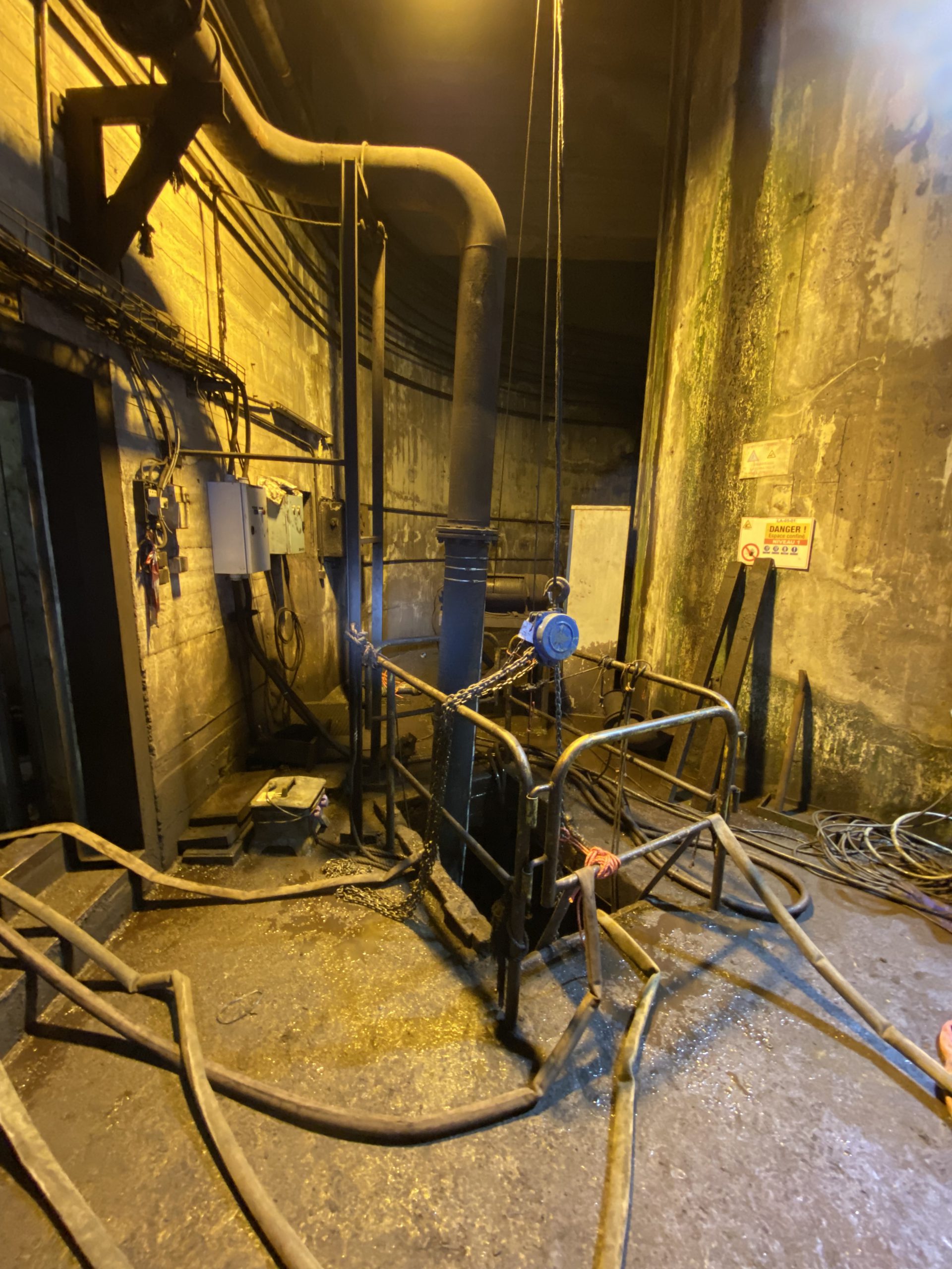 pompage industrie lors d'opération de maintenance annuelle